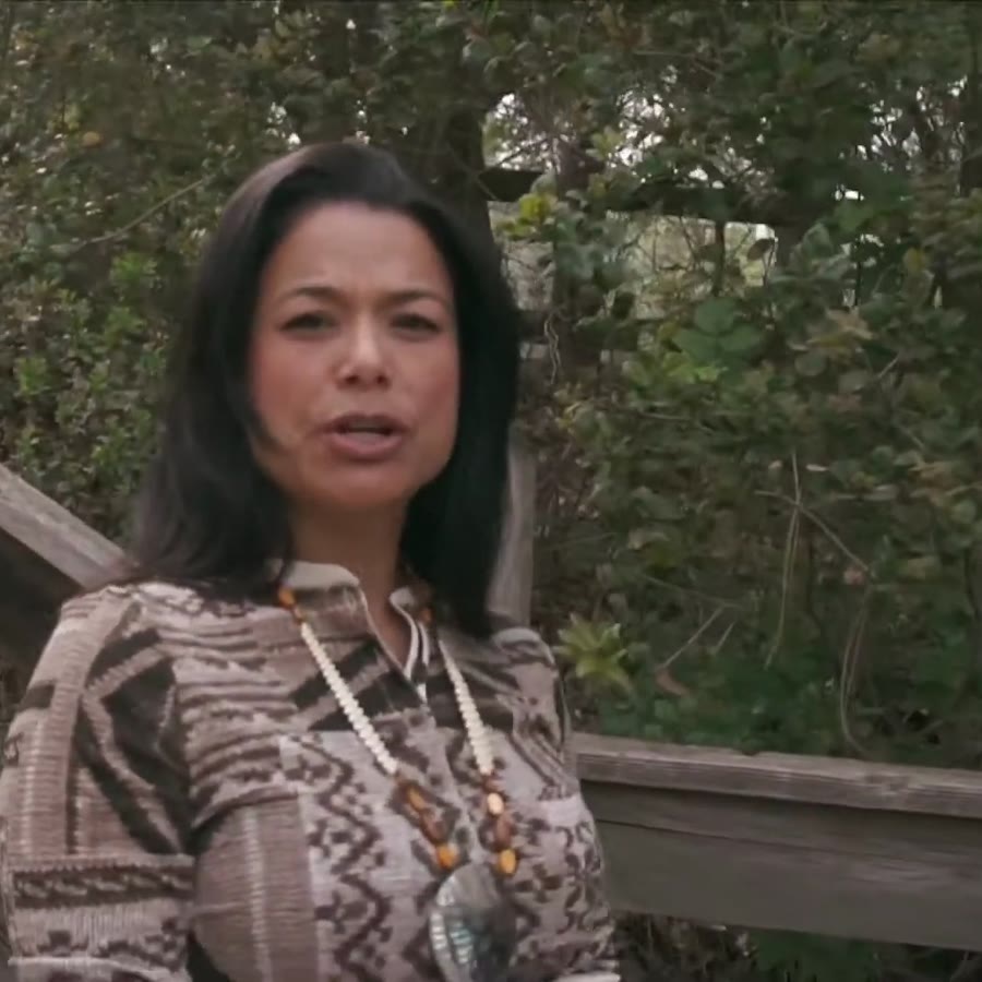 Charlene Nijmeh, founder of Green Education Foundation, speaking outdoors